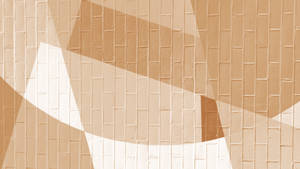 Ukuta wa Brick wa Aesthetic Cream