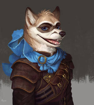 Werewolf Portrait Painting wallpaper — Vivo X Fold5 Picha ya Ukuta