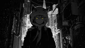 Dark Anime pictures — Anime Siyahi na Safedi Picha ya Ukuta