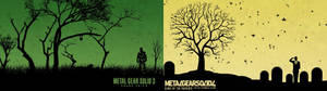 Ultra-wide picture of Metal Gear Solid 3 and 4 wallpaper