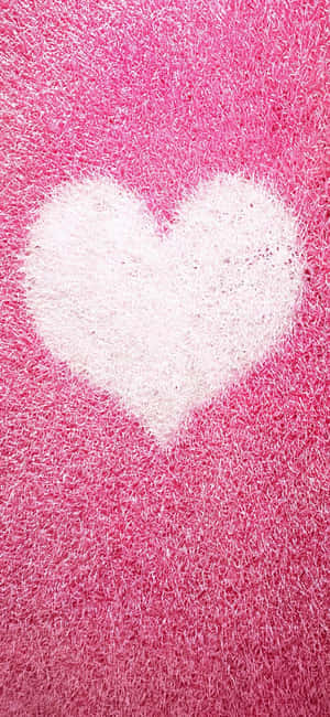 Pink Heart background — Moto E Picha ya Ukuta
