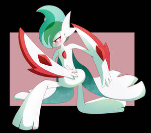 Upinde wa Mega Gallade — Pokemon baridi Picha ya Ukuta
