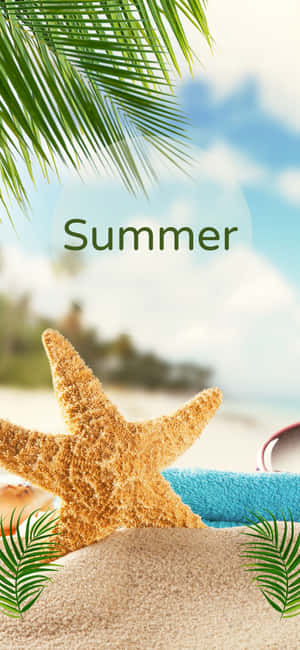 Iphone X Summer Background — Oppo F33 Picha ya Ukuta