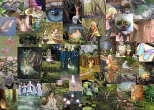 Mandhari ya Kipepeo — Aesthetic ya fairy Picha ya Ukuta