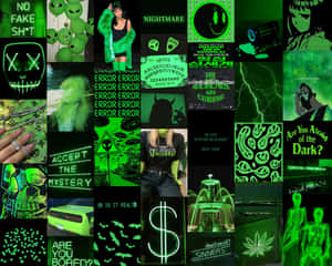 Usuli wa Neoni ya Kijani ya Kuvutia