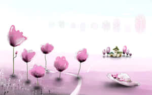 Usuli wa Pastel Pink — Pastel pink aesthetic Picha ya Ukuta