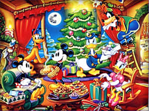 Utafiki wa Krismasi ya Disney — Krismasi ya disney Picha ya Ukuta