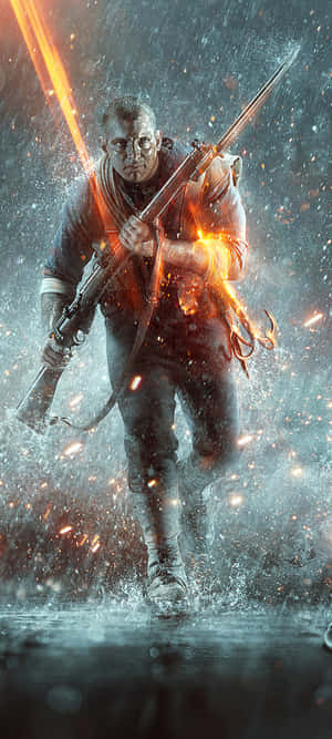Battlefield Phone — Moto E14 Picha ya Ukuta