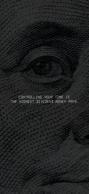 Inspiring Money Quote Phone wallpaper — Pixel 8a Picha ya Ukuta