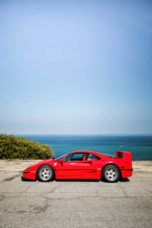Ferrari background — Honor MagicPad 3 Picha ya Ukuta
