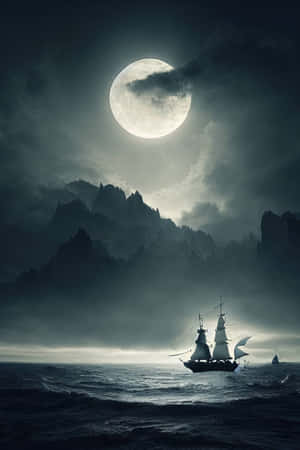 Moon Background — Vivo Pad Picha ya Ukuta