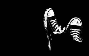 Vibaya Sanaa za Converse za Rangi ya Sawa wallpaper — Nyeusi poa Picha ya Ukuta