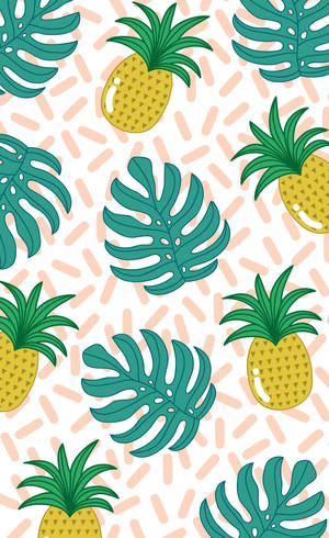 Pineapples summer phone wallpaper. — Galaxy Tab Picha ya Ukuta
