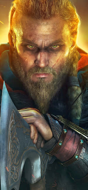 Iphone Xs Max Assassin's Creed Valhalla Background — Moto G77 Picha ya Ukuta