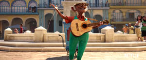 Vivo Movie Andrés Hernández plays music wallpaper.