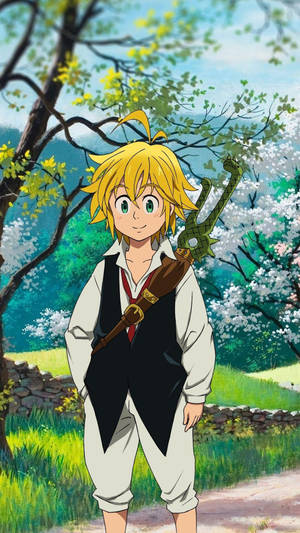 Picha ya mandhari ya Wahusika wa Anime Dhambi Saba — Wahusika wa Anime Picha ya Ukuta