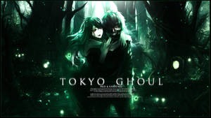 Picha ya ukuta ya wahusika wa Tokyo Ghoul Ken na Touka — Wahusika wa tokyo ghoul Picha ya Ukuta