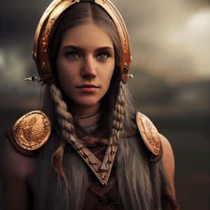 Female Viking Warriors Pictures — iPad 10th Generation Picha ya Ukuta