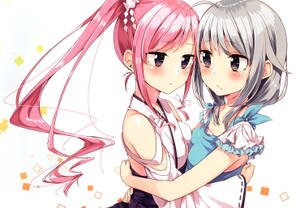 Wapenzi wa anime wenye mahaba wallpaper