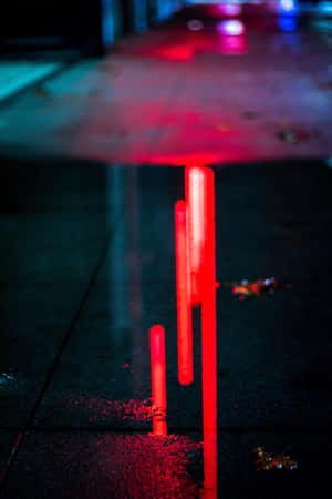 Mandhari ya Neon City — Honor MagicPad 3 Picha ya Ukuta