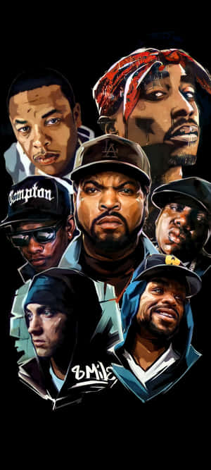 Rapper Collage — POCO C71 Picha ya Ukuta