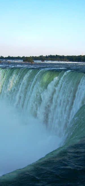 Iphone X Niagara Falls Background — Realme Narzo 90X Picha ya Ukuta