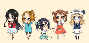 Picha ya watoto wa anime wakichunguza — Watoto wa anime Picha ya Ukuta