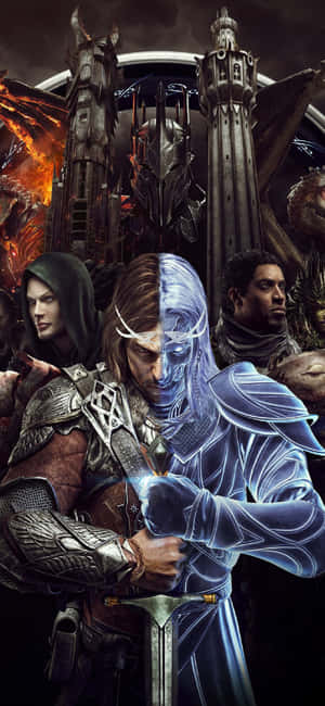 Iphone X Shadow Of Mordor Background — Redmi A7 Pro Picha ya Ukuta