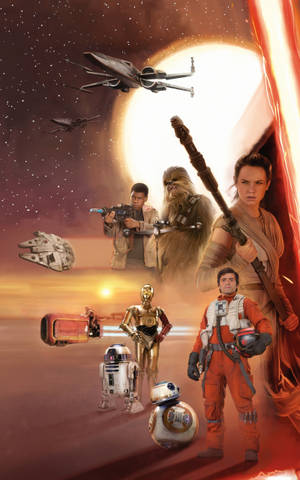 Watu wa Star Wars kwa Kompyuta Kibao — Honor Pad Picha ya Ukuta