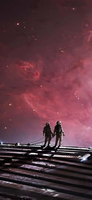 Astronaut Iphone — Pixel 8a Picha ya Ukuta