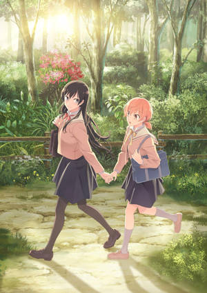 Wazito wa anime katika msitu wallpaper