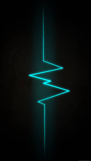 Picha ya skrini ya kuingia ya neon ECG Logo.
