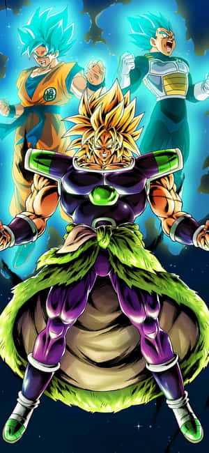 Broly Iphone — Oppo Reno15 F Picha ya Ukuta