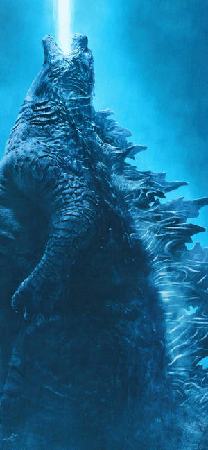 Picha ya HD ya kuvutia ya mwili wa atomiki wa Godzilla Mfalme wa Wanyama — iPhone 16 Picha ya Ukuta