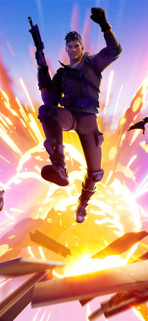1080 Fortnite — Galaxy A27 Picha ya Ukuta