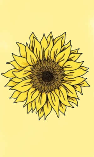 Sunflower Yellow Tumblr Aesthetic — Infinix Xpad Picha ya Ukuta