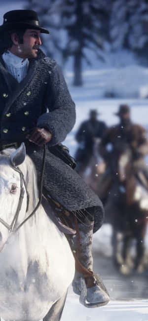 Western Cowboy Iphone — POCO F7 Pro Picha ya Ukuta