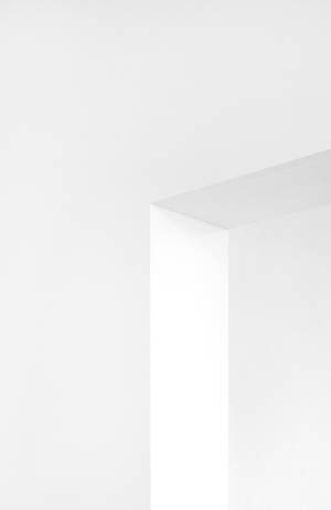 White aesthetic wall wallpaper — Honor MagicPad4 Picha ya Ukuta