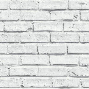 White Plain Brick Wall wallpaper — Pixel Watch 4 Picha ya Ukuta