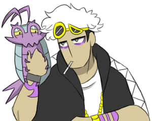 Wimpod na Guzma anayevuta sigara — Pokemon baridi Picha ya Ukuta