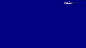 Windows 98 — Bluu iliyokolea Picha ya Ukuta