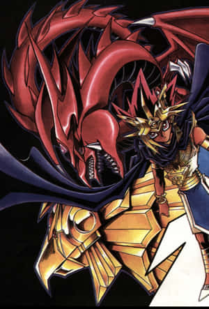 Winged Dragon of Ra katika mkondo wa epic — iPhone Duo Picha ya Ukuta