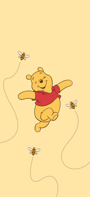 Winnie The Pooh Background — Honor Win Turbo Picha ya Ukuta