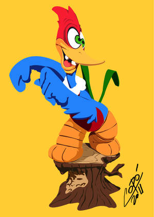 2480x3508 Woody Woodpecker HD Wallpaper - Woody Woodpecker 1940s Figure — Oppo Pad 4 Pro Picha ya Ukuta