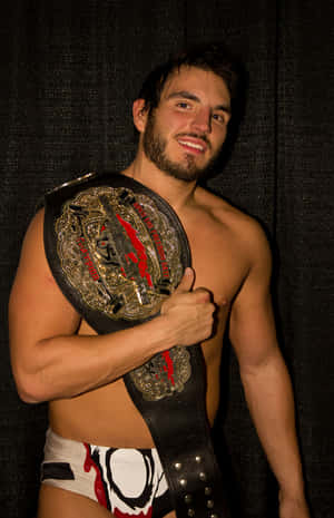Wrestler Johnny Gargano With Heavyweight Belt — Huawei MatePad 11.5 (2026) Picha ya Ukuta
