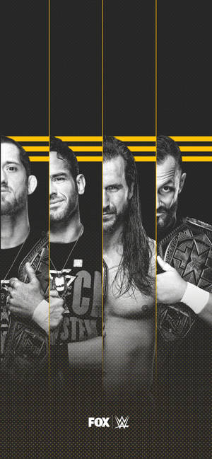 WWE Nxt Superstars sauti na weusi wallpaper — iPhone 14 Pro Picha ya Ukuta