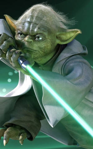 Yoda na Mwanga wa Mwanga wa Star Wars kwa Kompyuta Kibao — RedMagic Tablet Picha ya Ukuta
