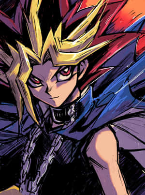 Yugi Muto: The Master Duelist in Action — 2048x2732 Picha ya Ukuta