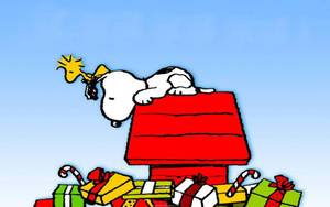 Mandhari ya Zawadi za Krismasi za Snoopy
