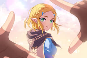 Zelda nyuma — Zelda Picha ya Ukuta